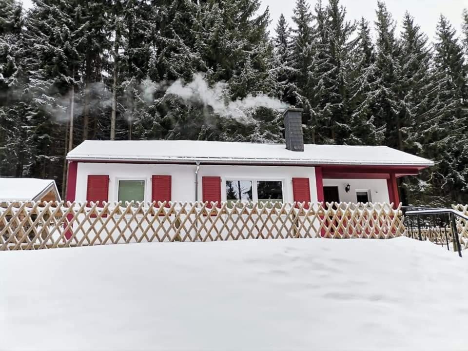 Erzgebirgsidyll Breitenbrunn - Waldhaus Neuer Anbau Exterior photo
